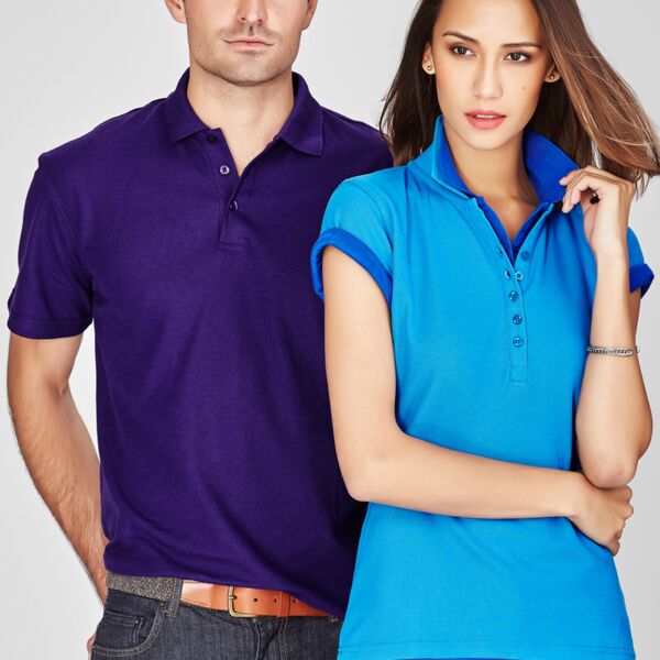 Women's Pique Knit Polo Thumbnail