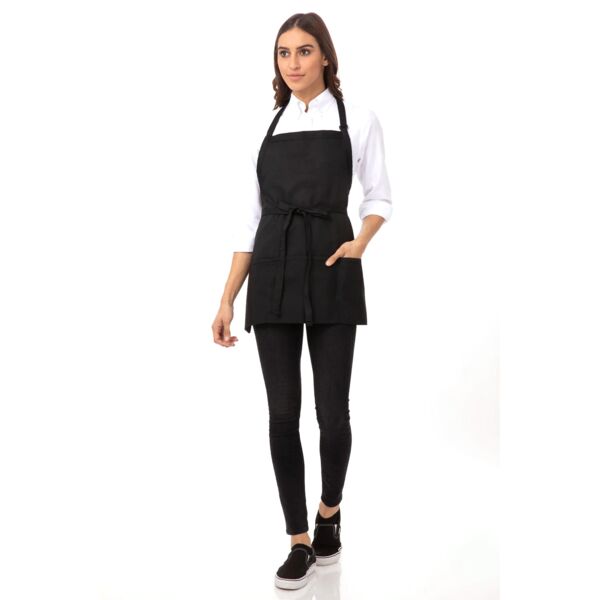 Chefworks Three Pocket Bib Apron Thumbnail